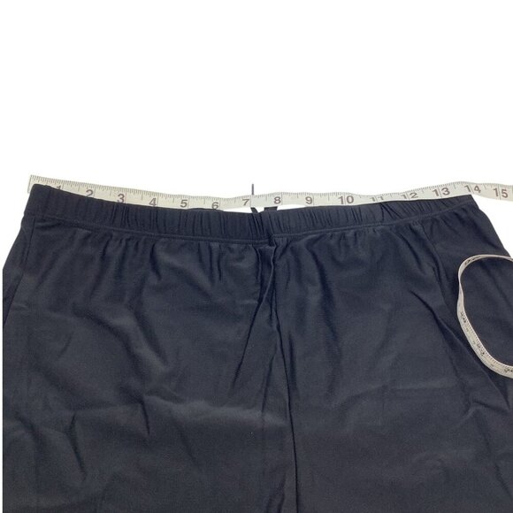 ZITY Womens Shorts Black Drawstring Elastic Waist Lightweight Casual Size XXL - Picture 7 of 9